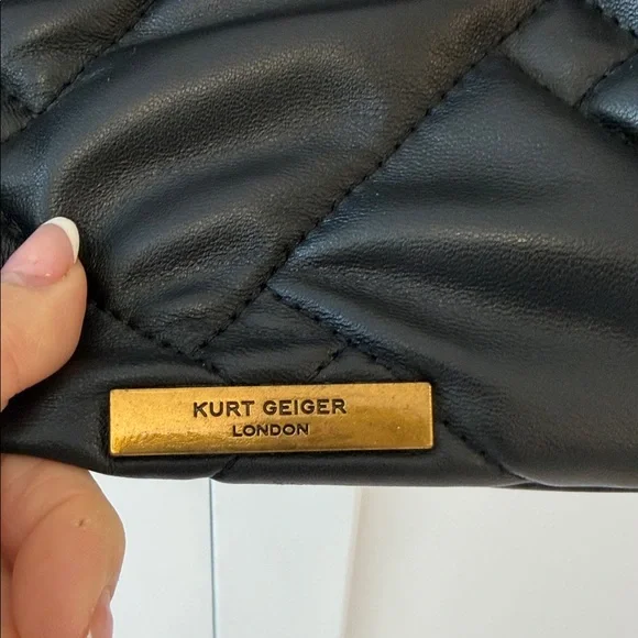 Kurt Geiger Black Large Kensington Hobo Bag - Picture 5 of 14